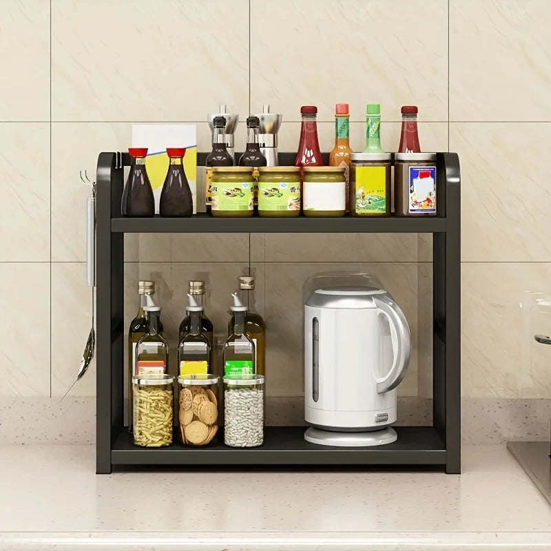 2-Tier Metal Counter Shelf